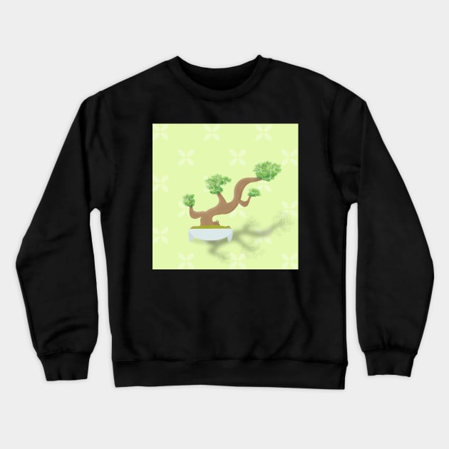 Oak Bonsai Crewneck Sweatshirt by MangoStudio